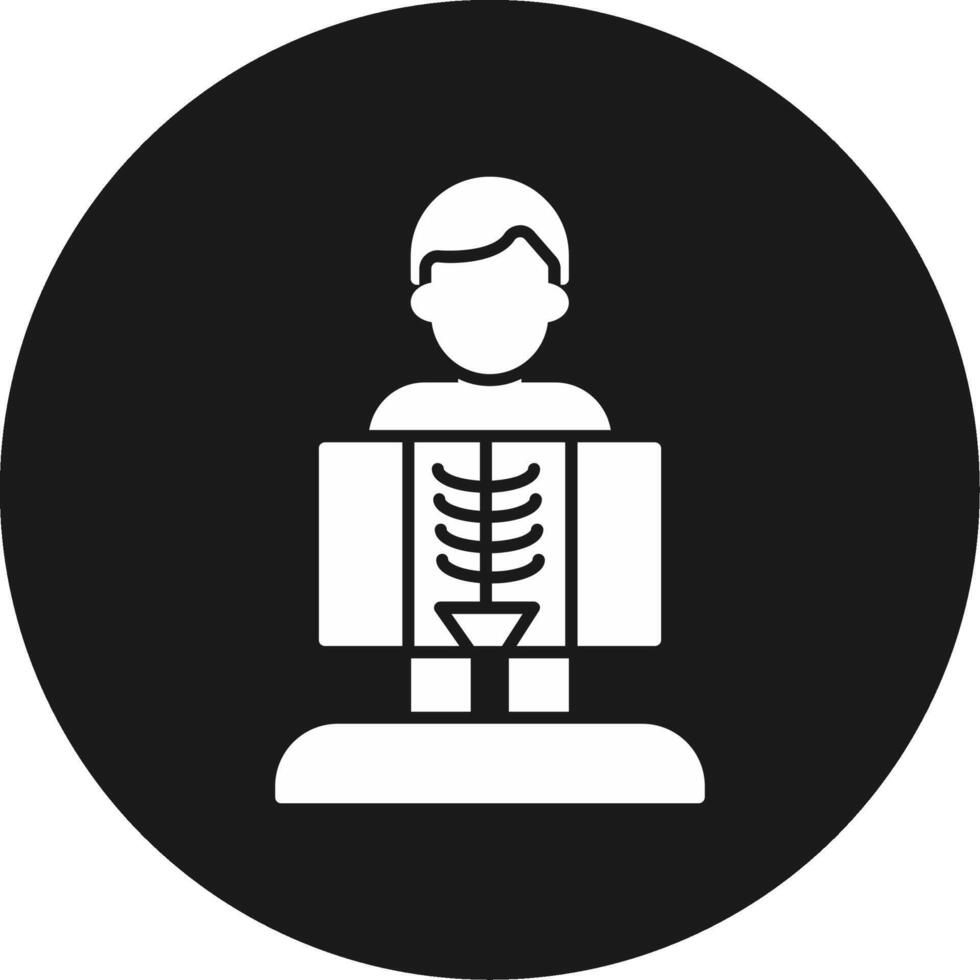 X Ray Icon Design Symbol vector