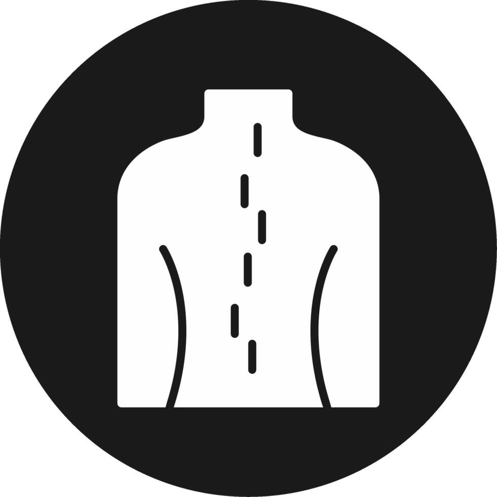 Scoliosis Icon Design Symbol vector