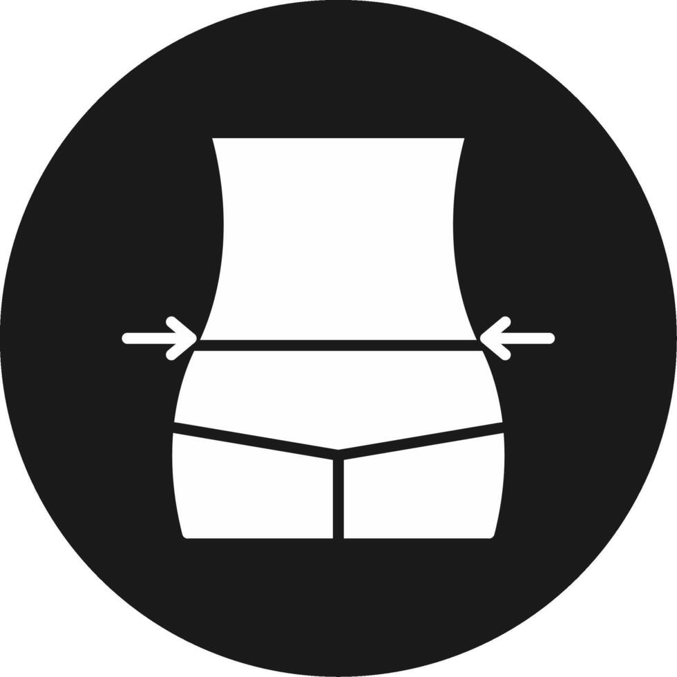 Waist Icon Design Symbol vector