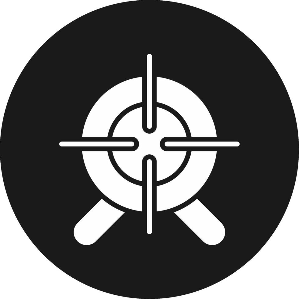 Target Icon Design Symbol vector