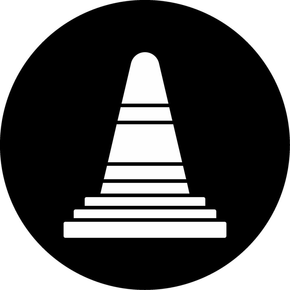 Traffic Cone Icon Design Symbol vector