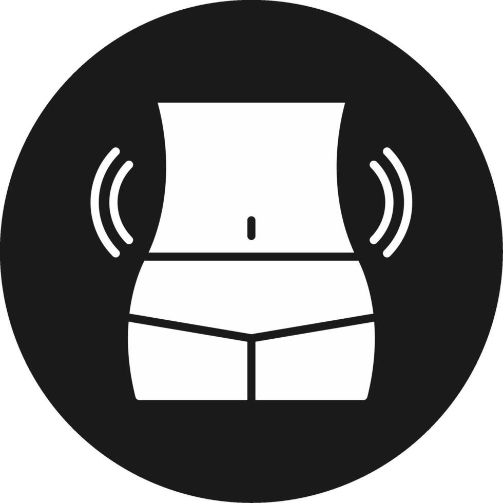 Waist Icon Design Symbol vector