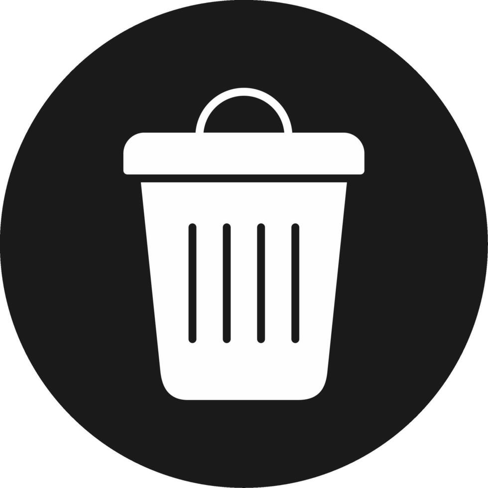 Dustbin Icon Design Symbol vector