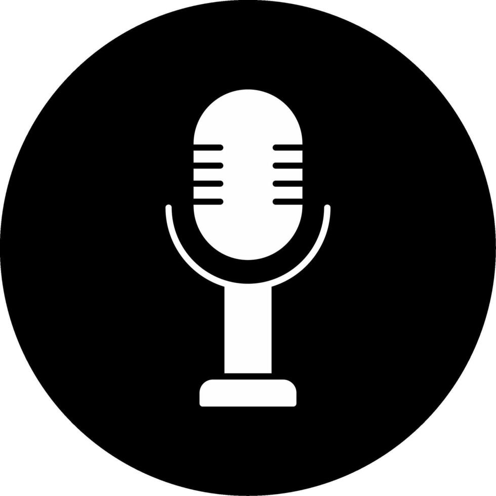 Microphone Icon Design Symbol vector