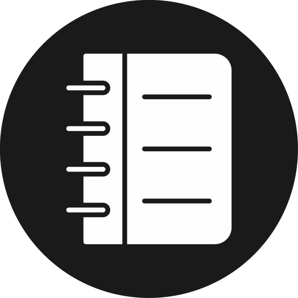 Notebook Icon Design Symbol vector
