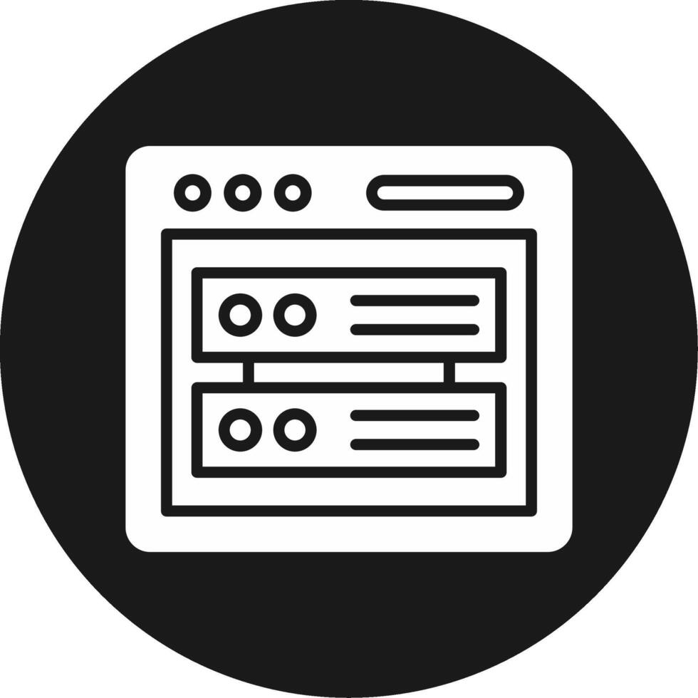 Database Icon Design Symbol vector