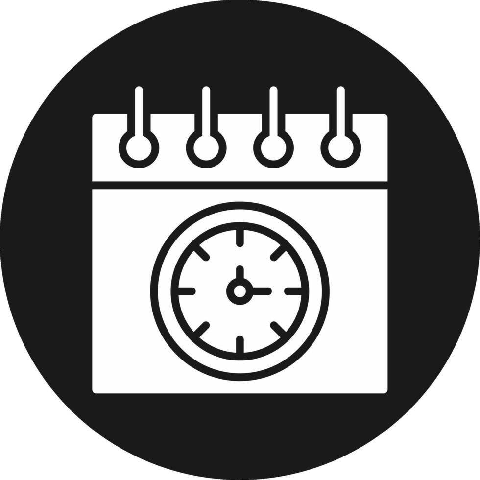 Deadline Icon Design Symbol vector