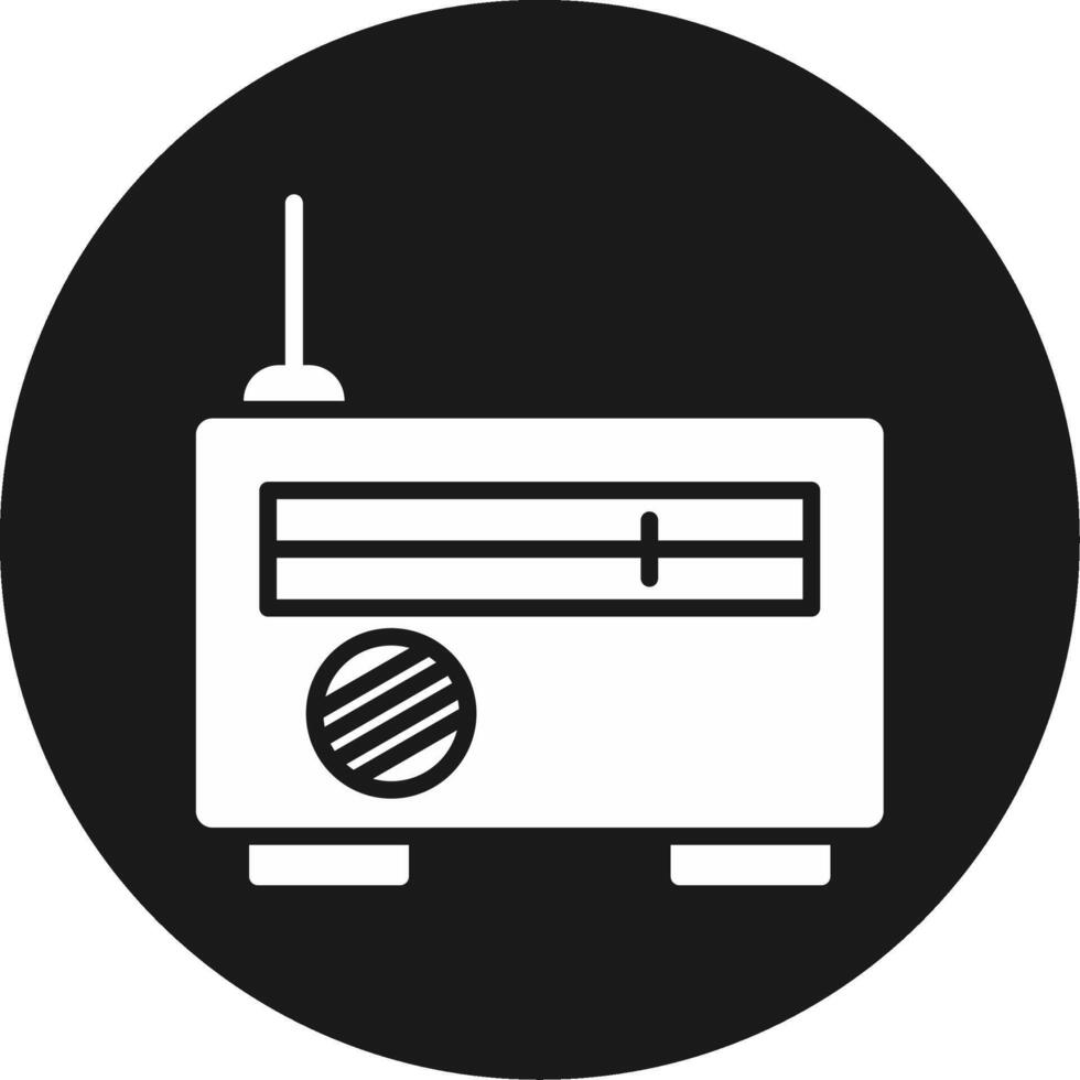 Radio Icon Design Symbol vector