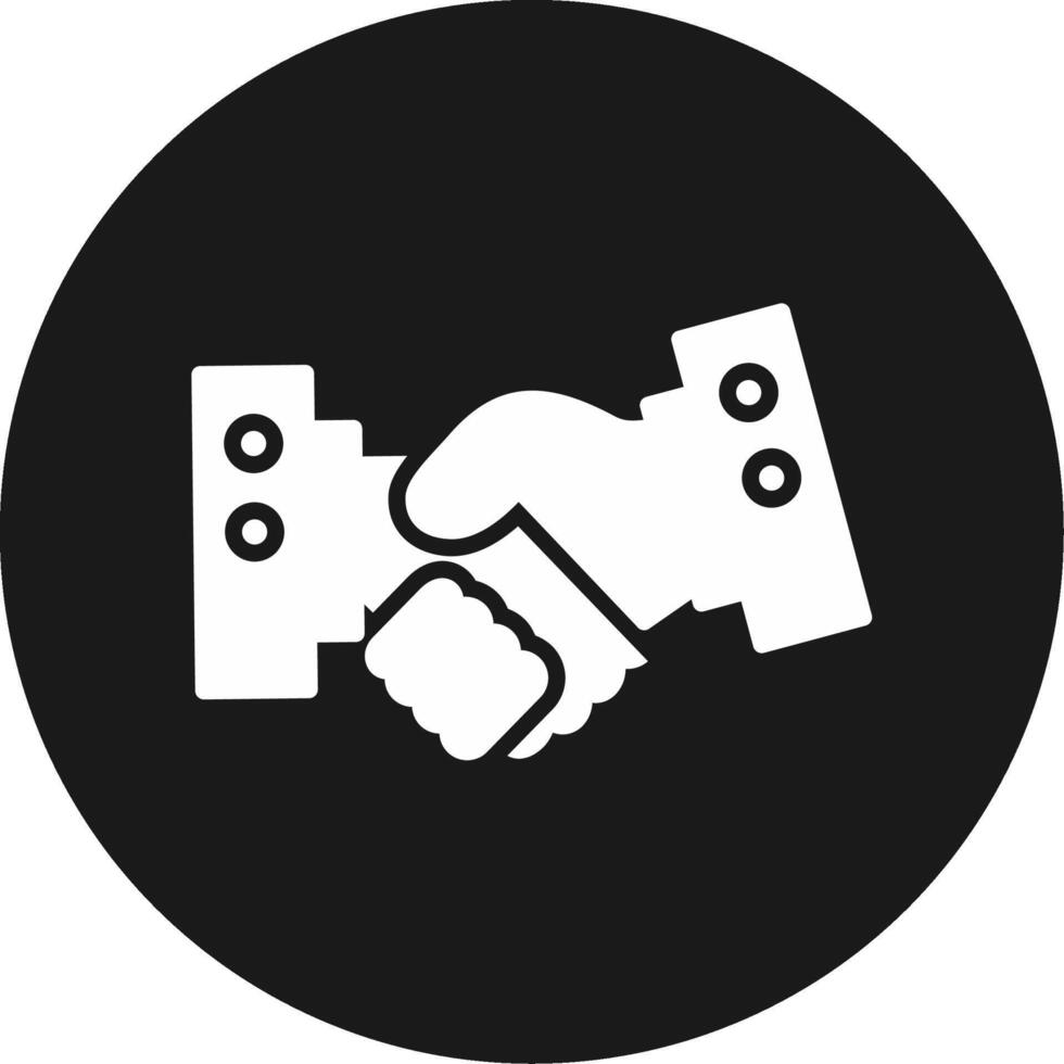 Handshake Icon Design Symbol vector