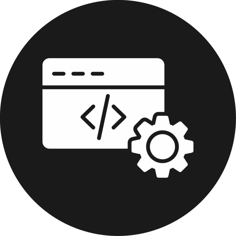 Web Development Icon Design Symbol vector
