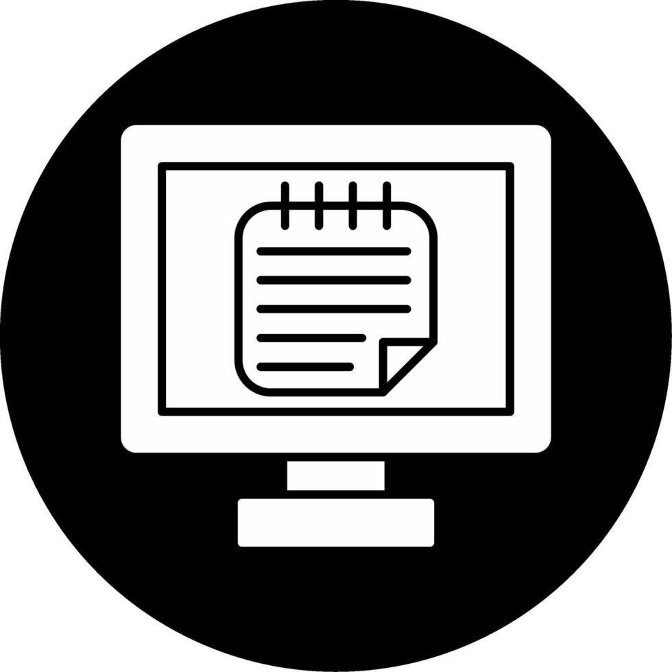 Online Notes Icon Design Symbol vector