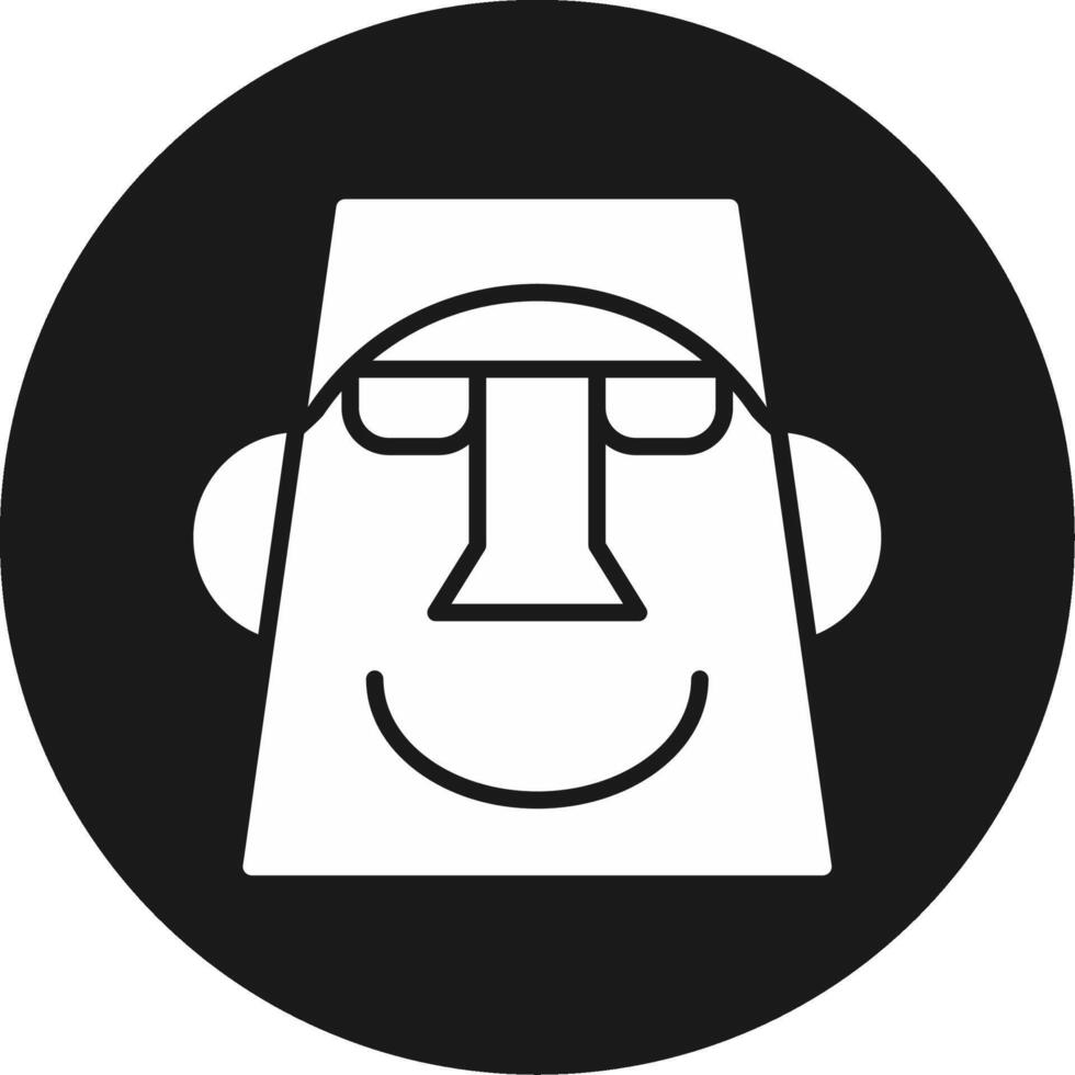 Moai Icon Design Symbol vector