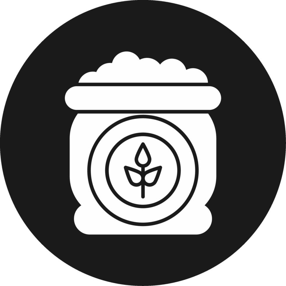 Seed Bag Icon Design Symbol vector