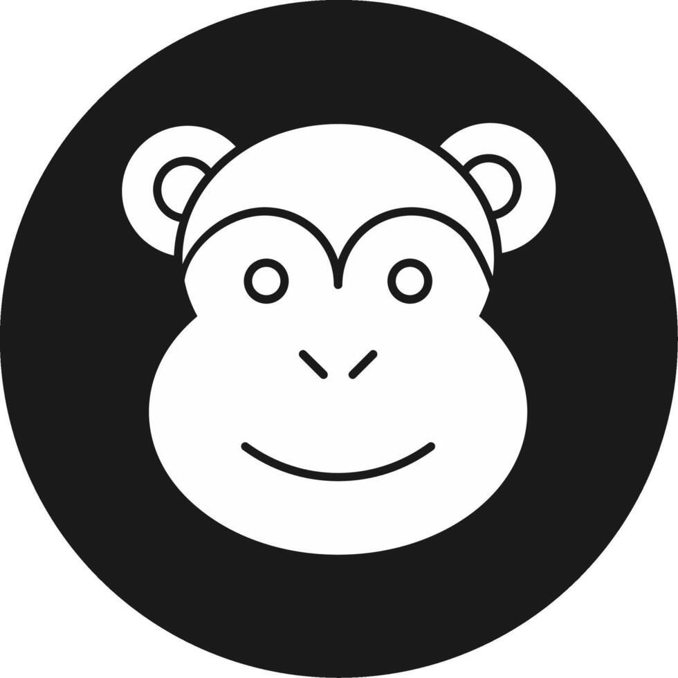 Monkey Icon Design Symbol vector
