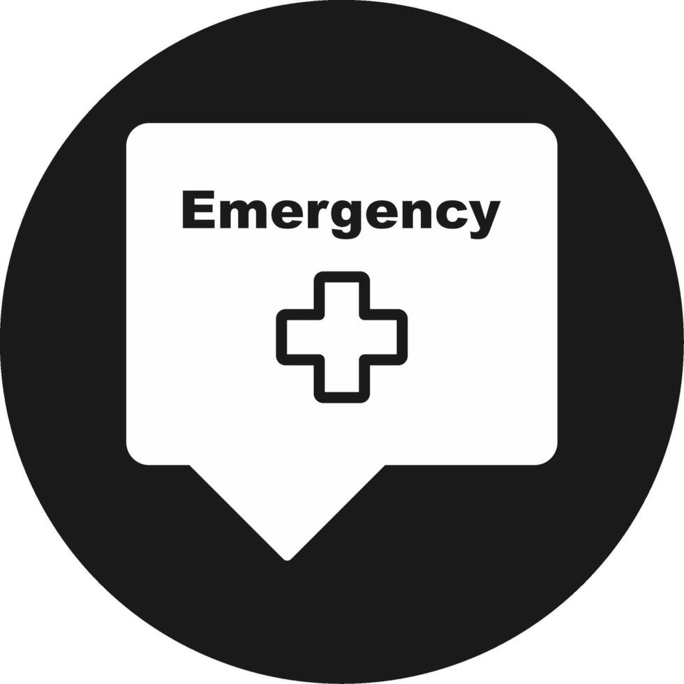 Emergency Sign Icon Design Symbol vector