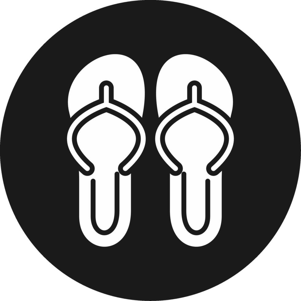 Flip Flops Icon Design Symbol vector