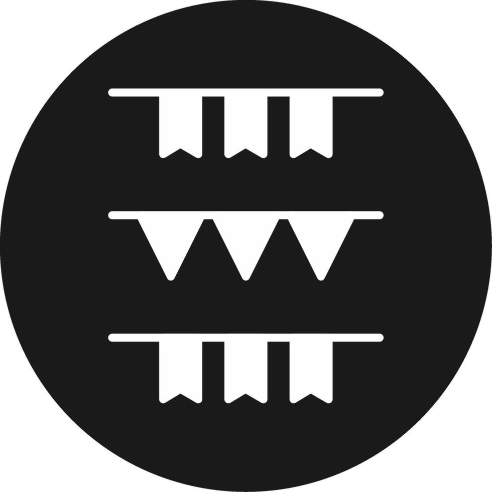 Garlands Icon Design Symbol vector