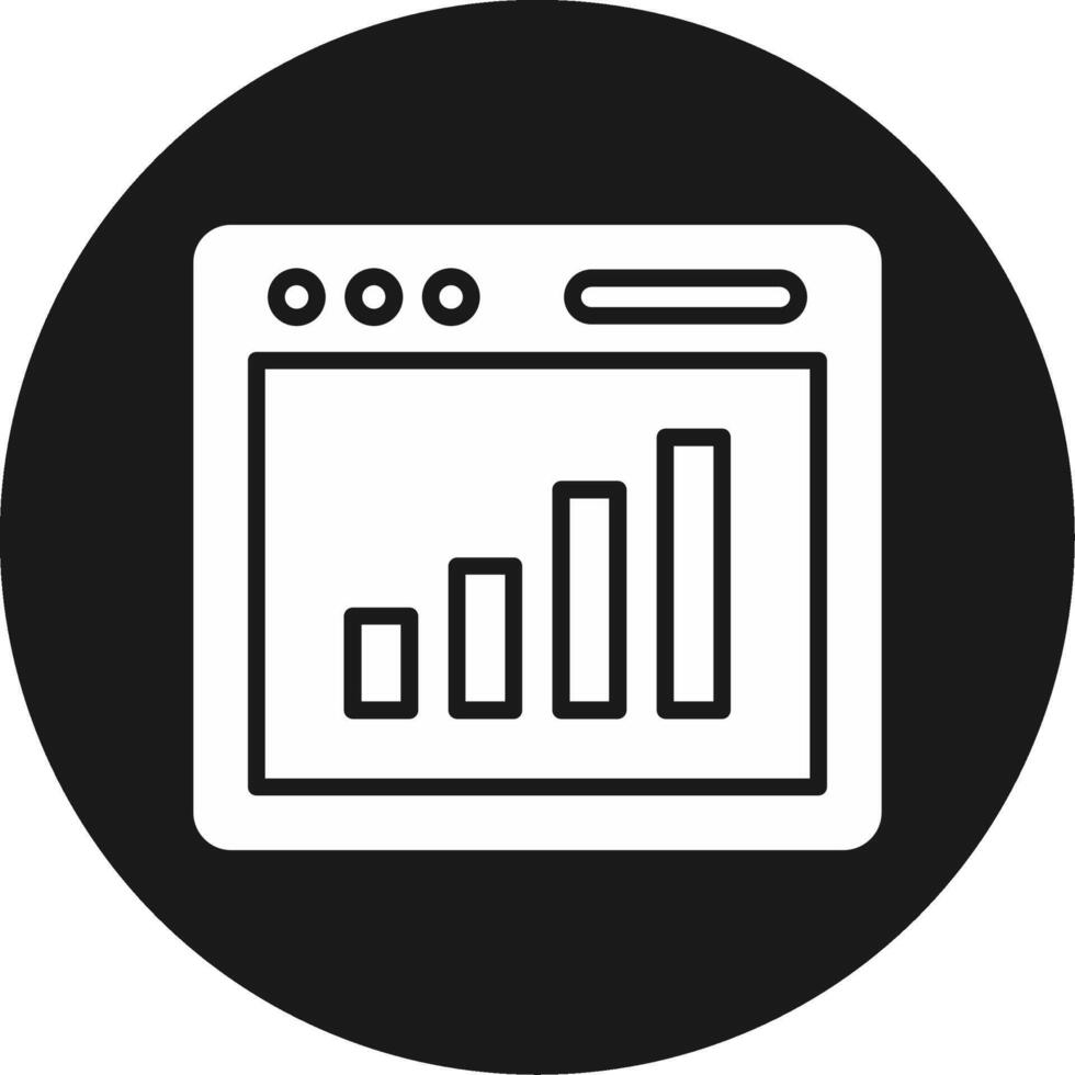 Bar Chart Icon Design Symbol vector