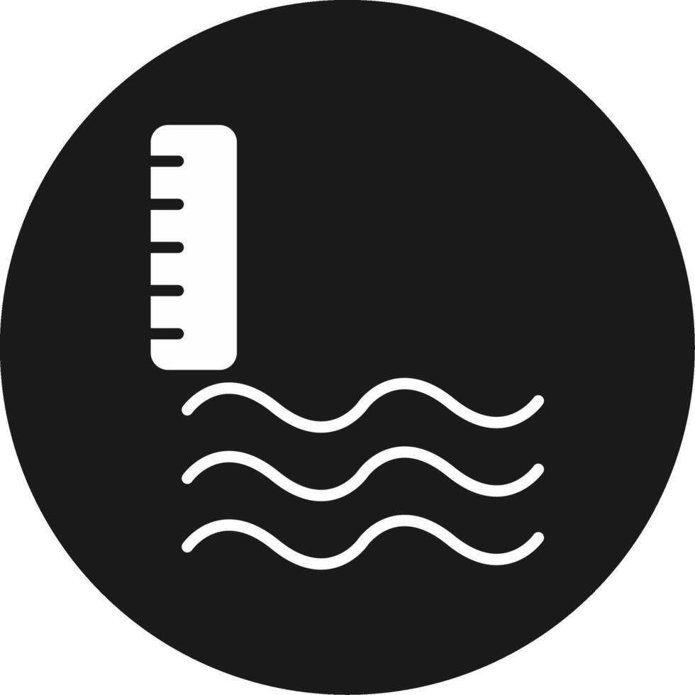 Water Level Icon Design Symbol vector