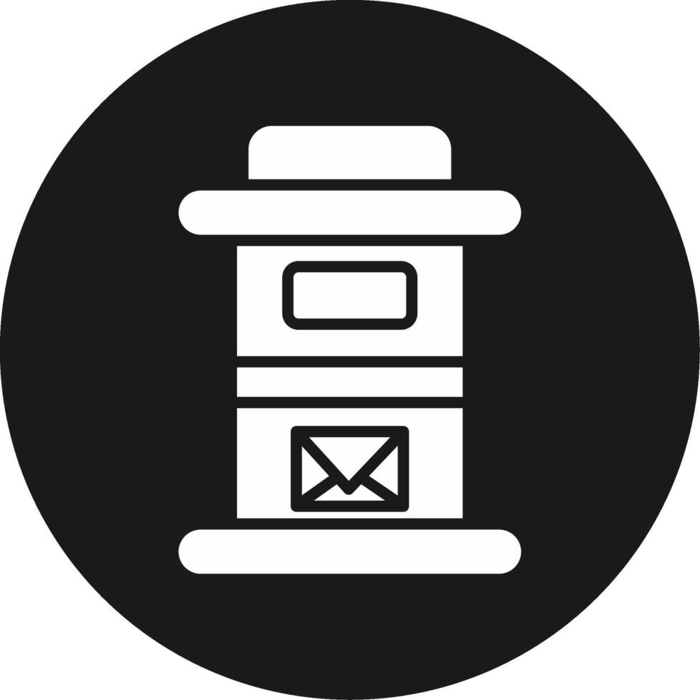 Letter Box Icon Design Symbol vector