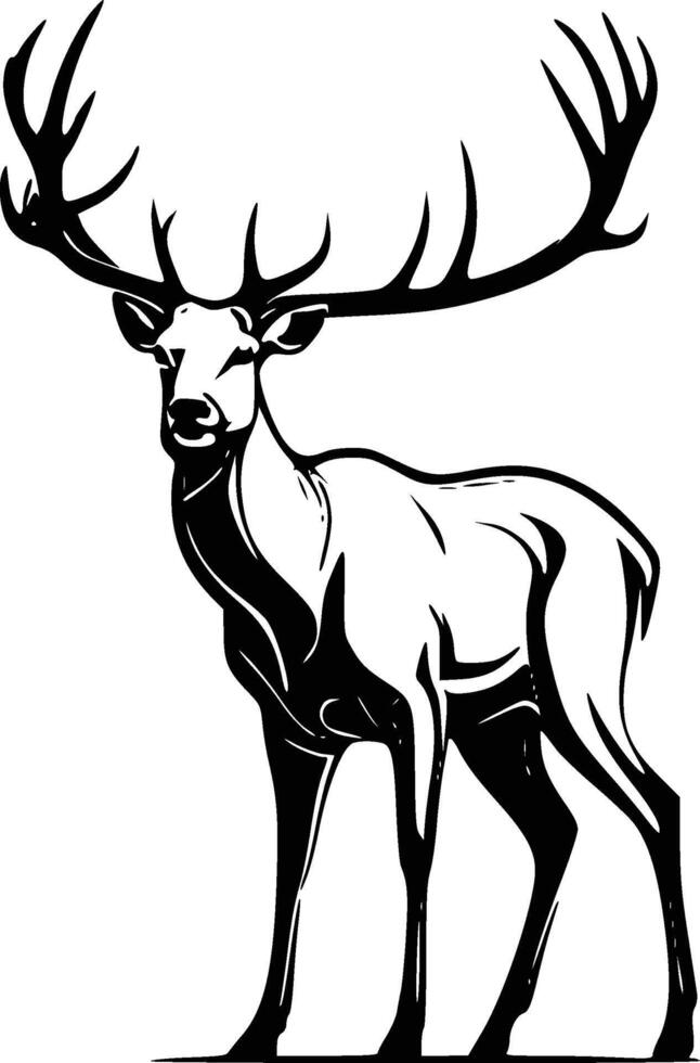 nice Deer Illustration Design vector