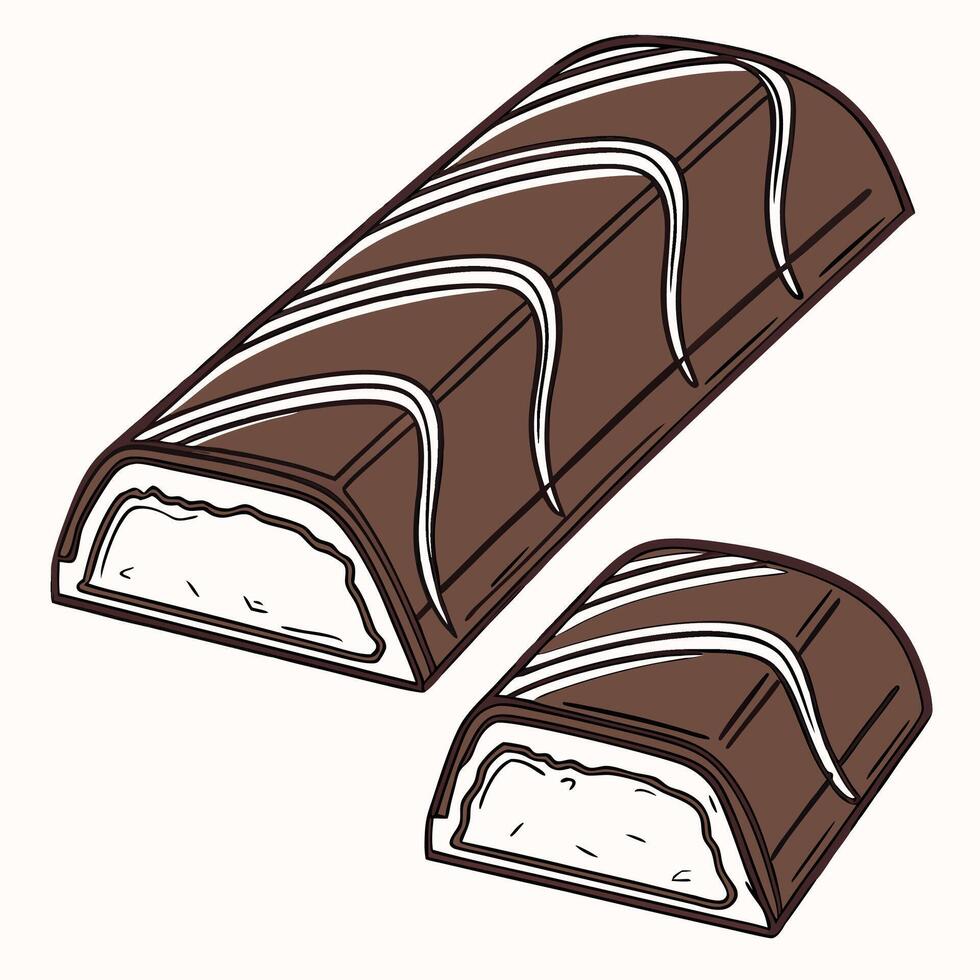 chocolate bar design vector
