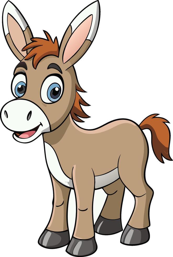 best Donkey Illustration Design vector