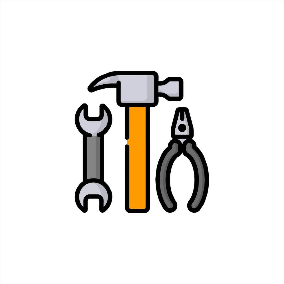 Tools icon illustration vector