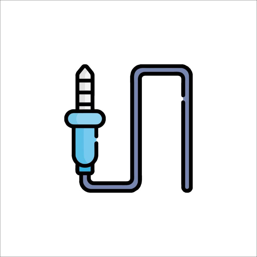 A blue and white icon of a screw vector