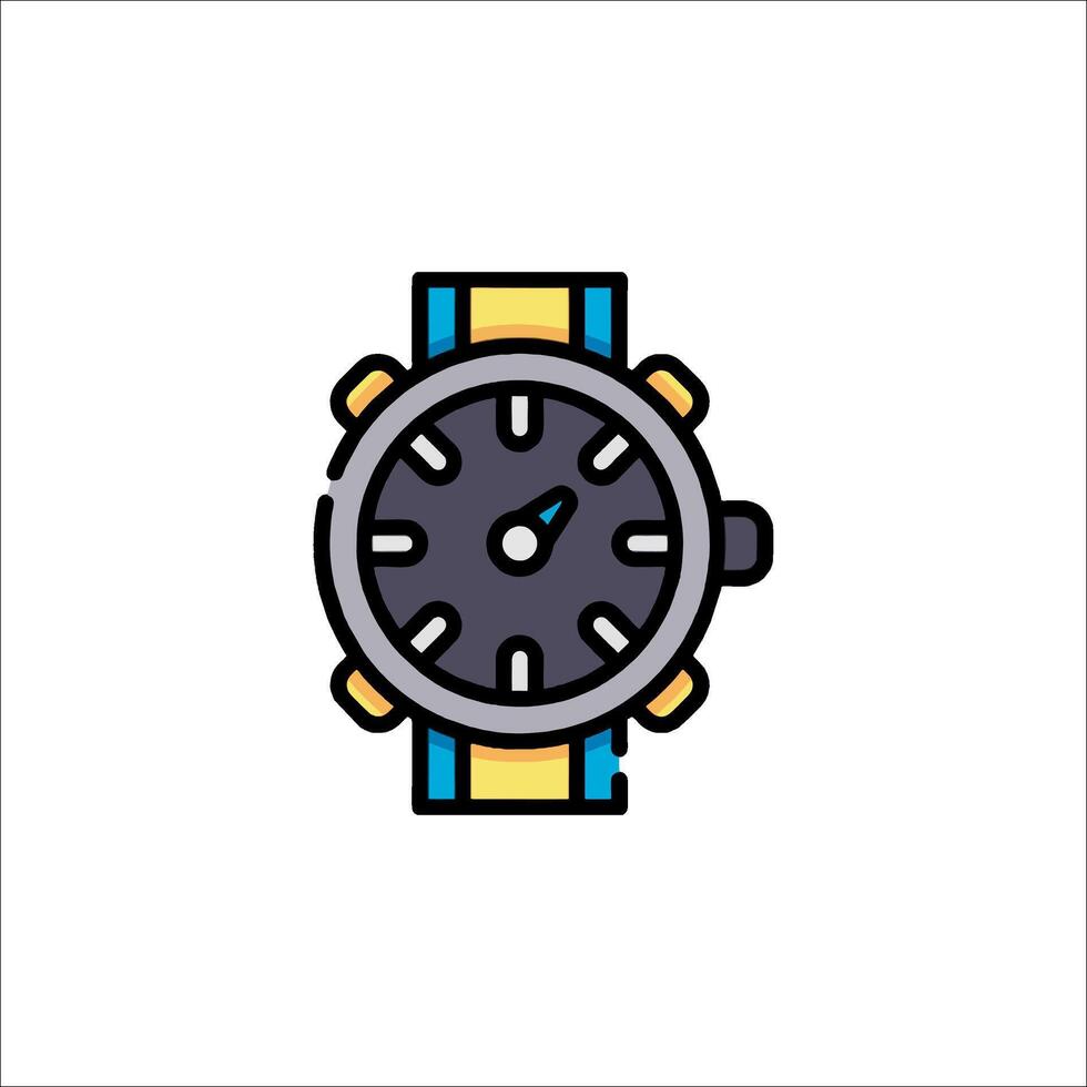 Watch icon, illustration vector