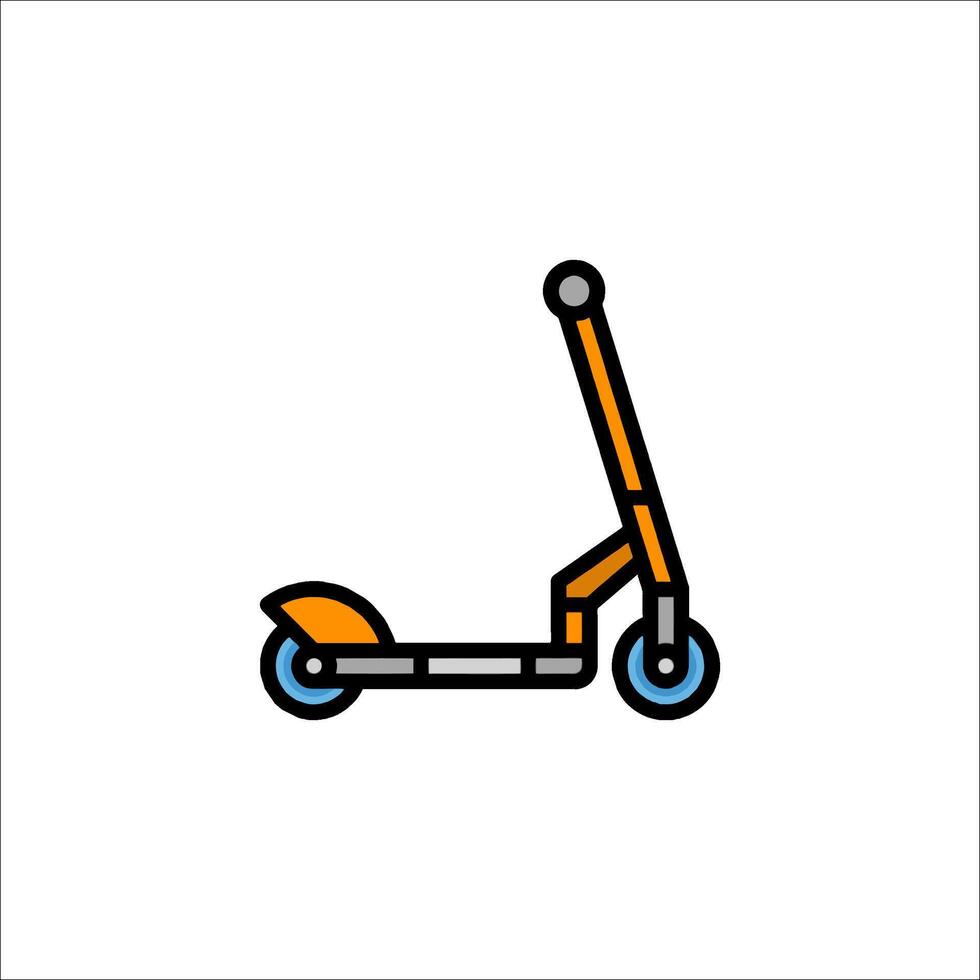A scooter icon on a white background vector