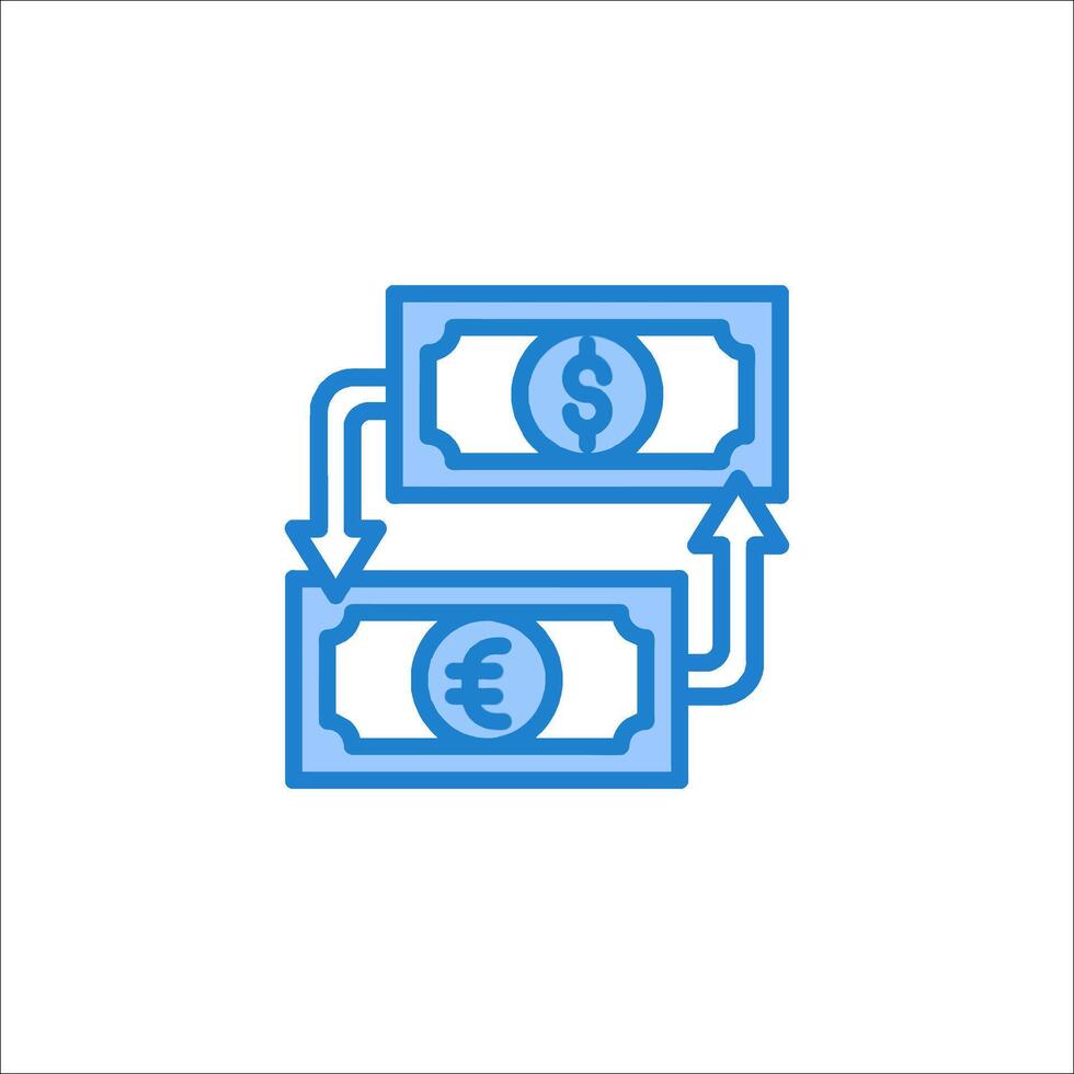 Money transfer icon, line icon, line icon, illustration, line icon, illustration vector