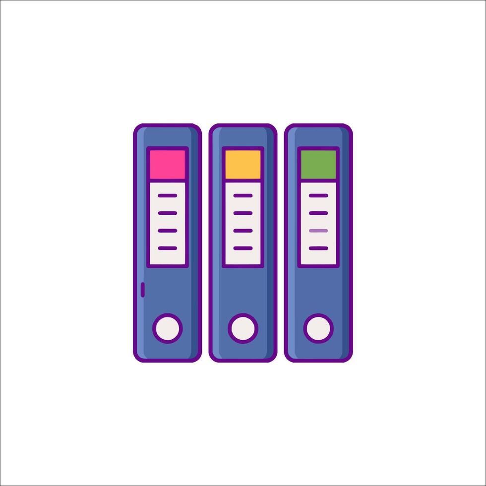 File folder icon vector