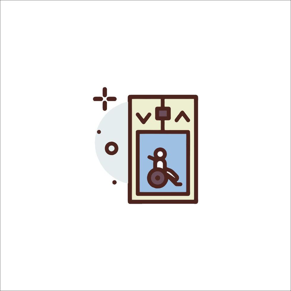A computer with a mouse and a mouse cursor vector
