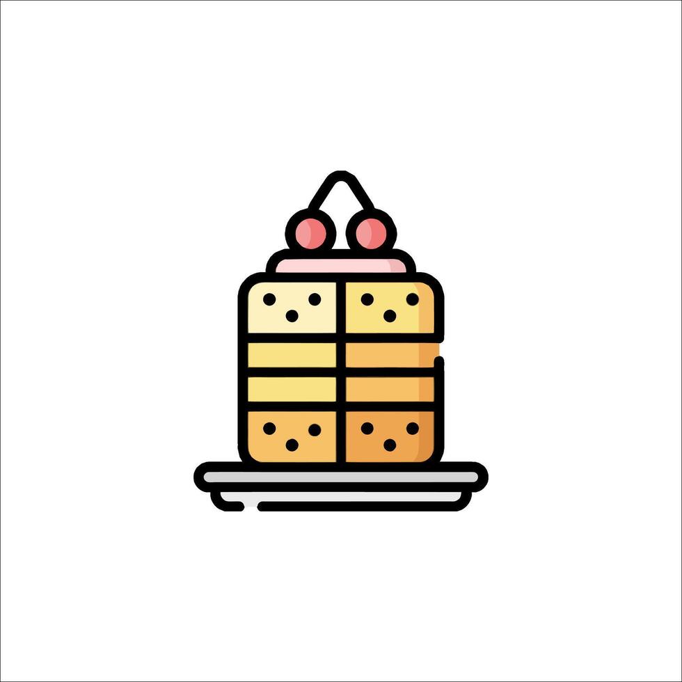 Pancakes icon illustration vector