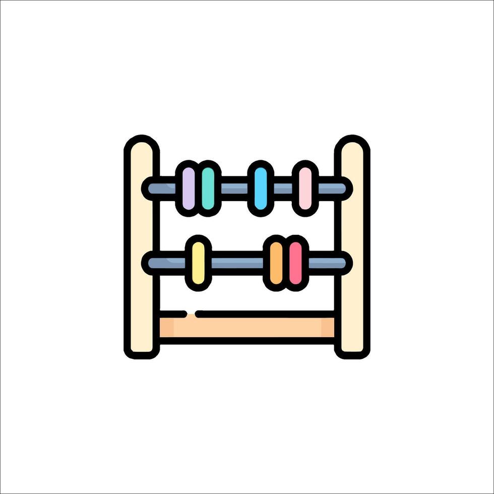 Abacus icon illustration vector