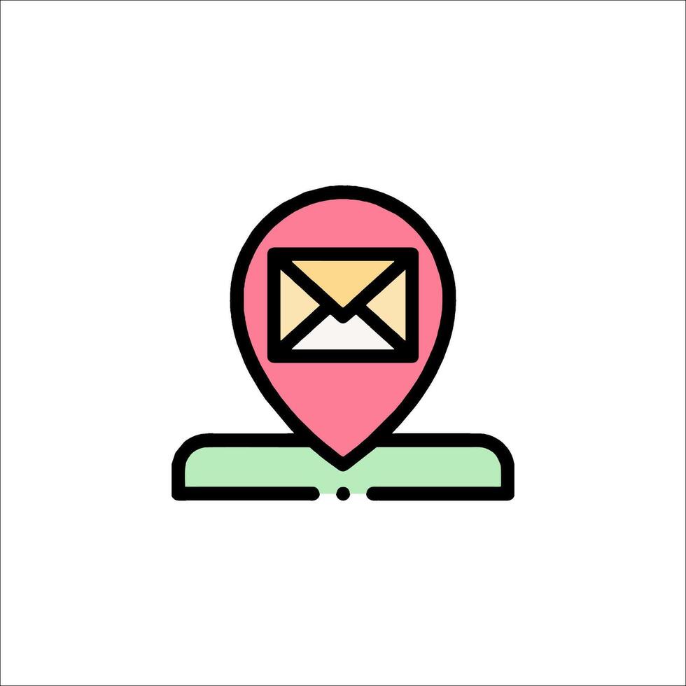 Email icon, illustration vector