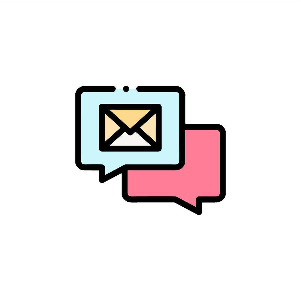 Email icon illustration vector