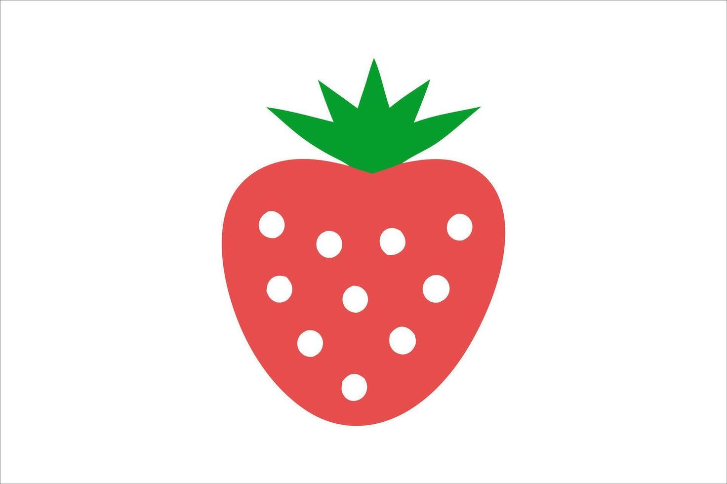 Strawberry Bliss Fruits Art Illustration strawberry, fruits strawberry art illustration isolated on white vector