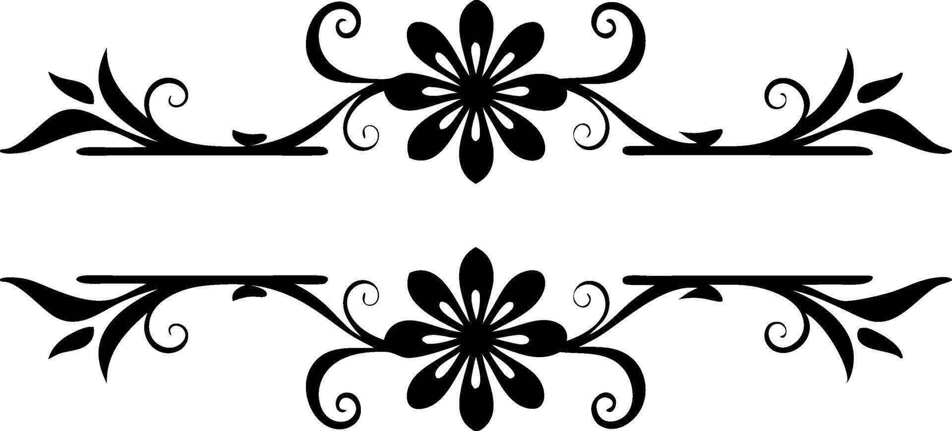 Delicate Floral Art Isolated Vintage Graphics vintage floral graphic element art illustration isolated on white vector