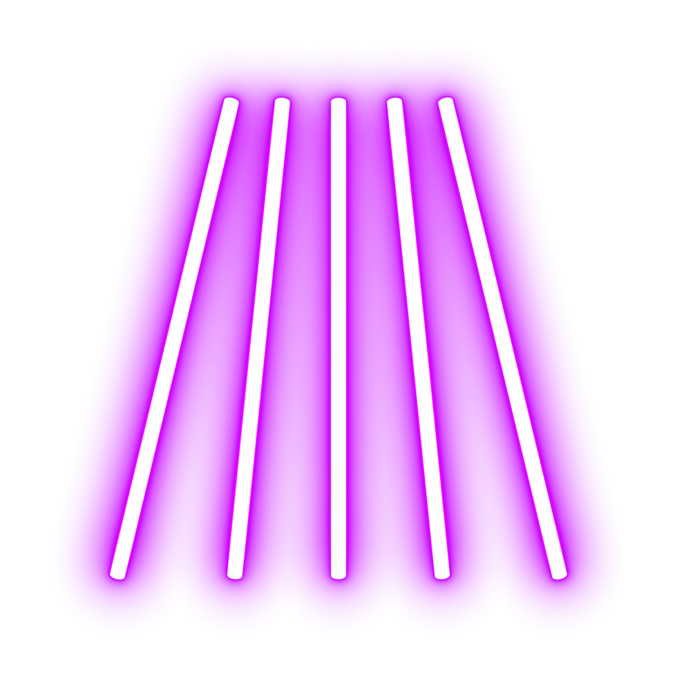 Abstract effect colorful pattern neon laser line technology design element retro style 80s-90s. png