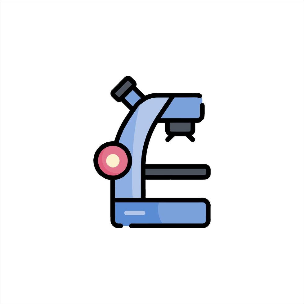 Microscope icon illustration vector