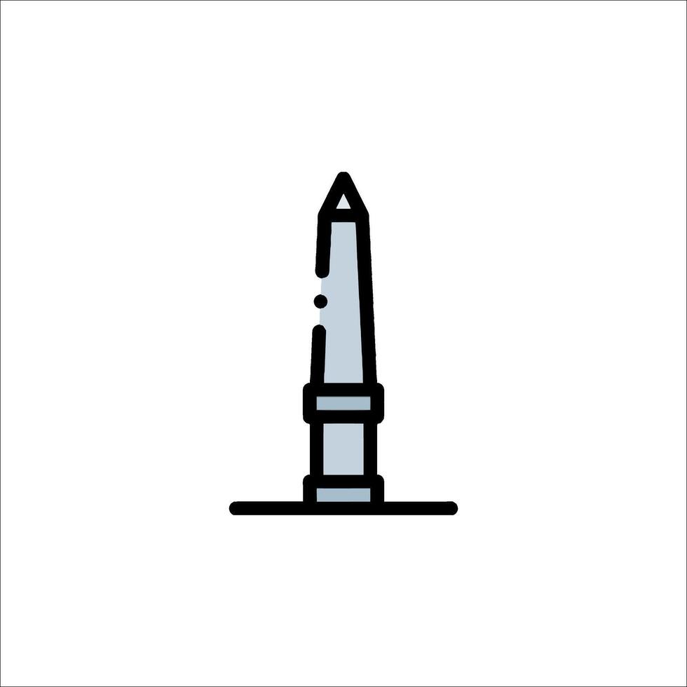 A bullet icon on a white background vector