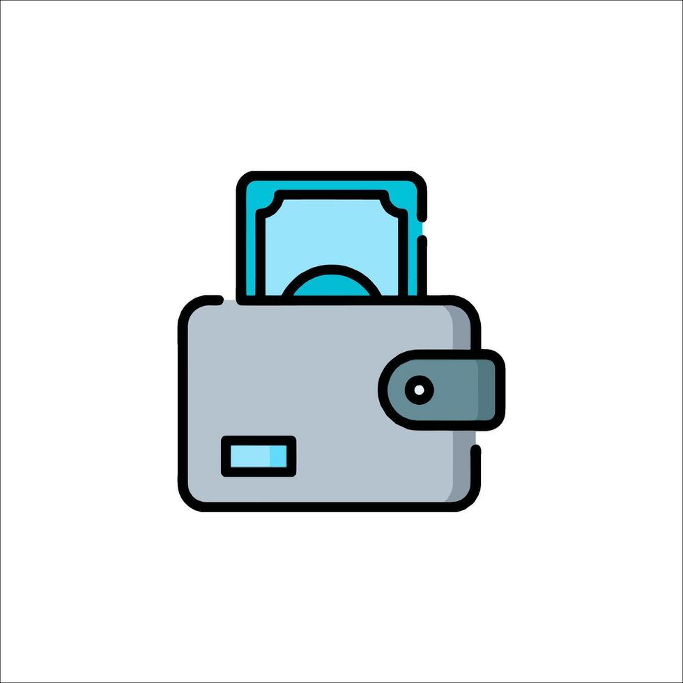 Wallet icon illustration vector