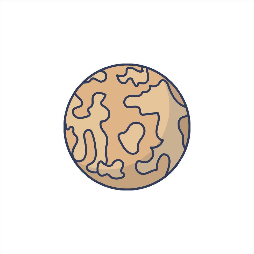 Planet earth icon illustration vector