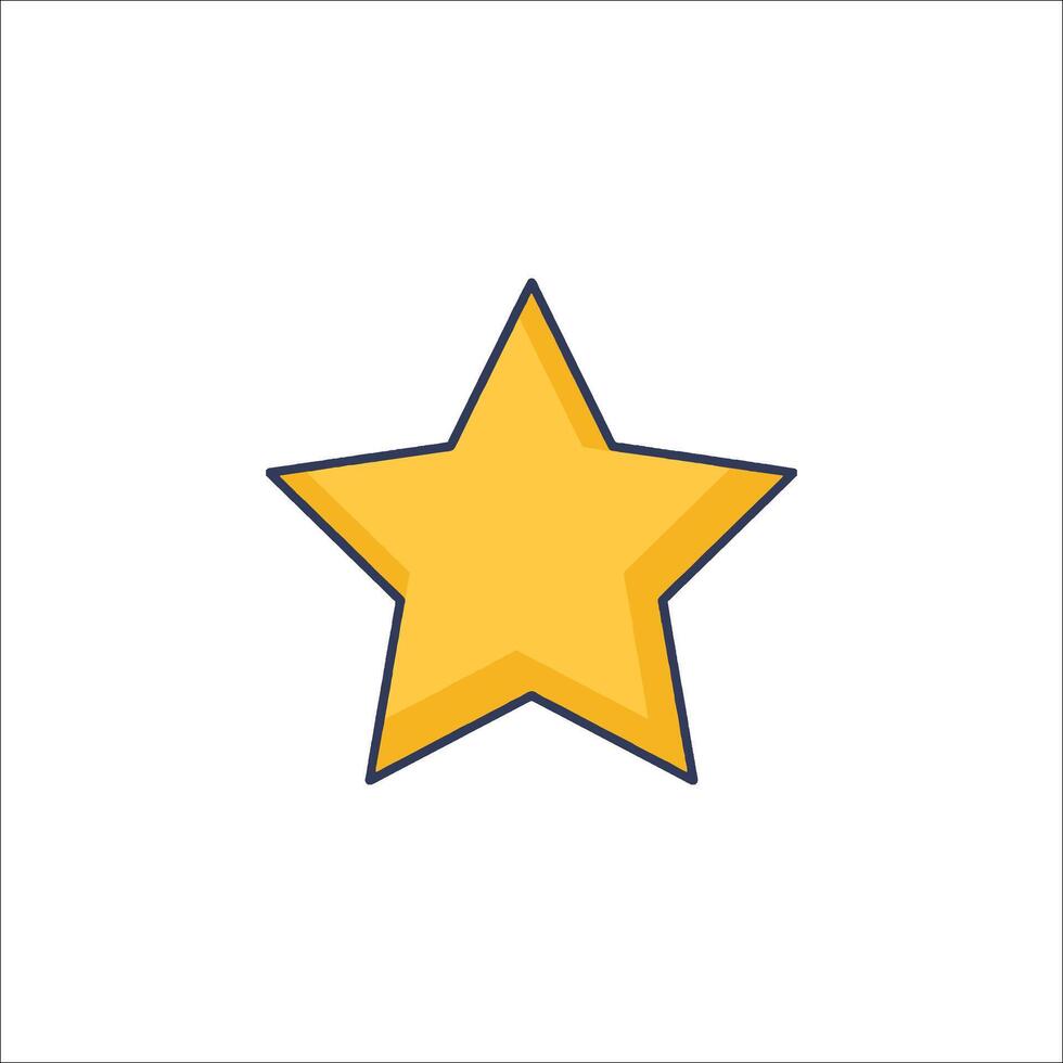 A star icon on a white background vector