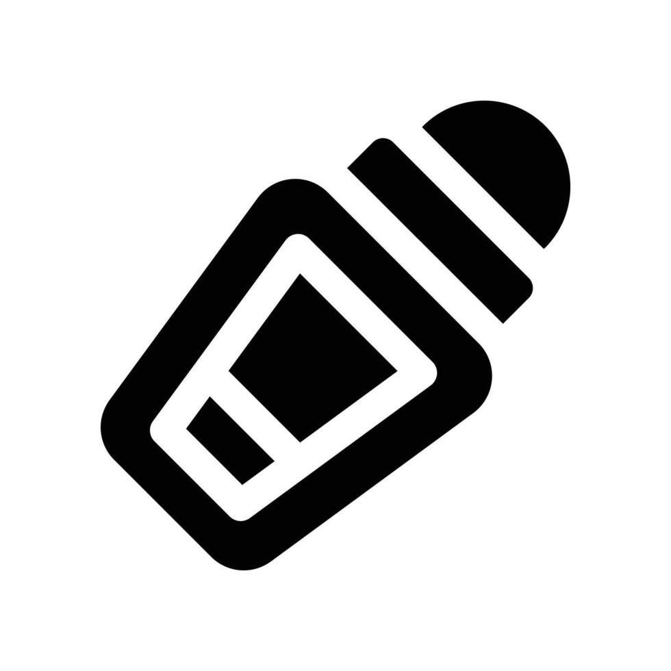 deodorant icon. glyph icon for your website, mobile, presentation, and logo design. vector