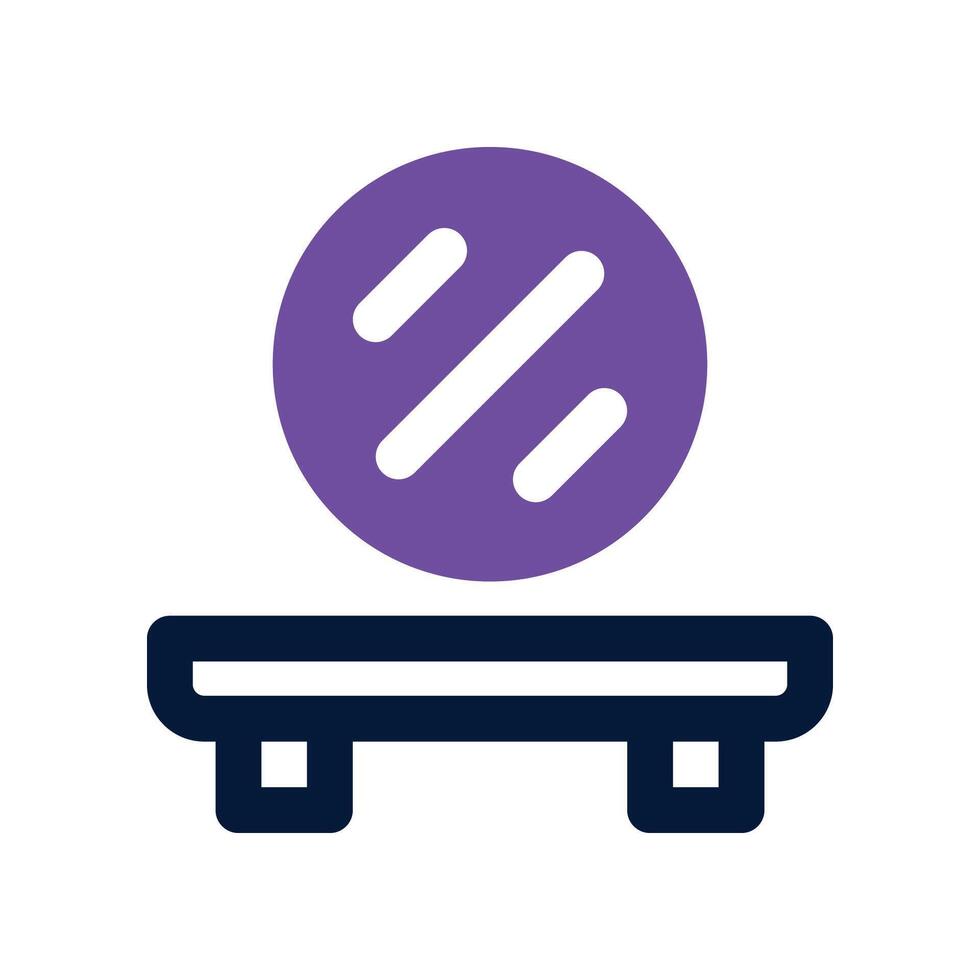 mirror icon. dual tone icon for your website, mobile, presentation, and logo design. vector