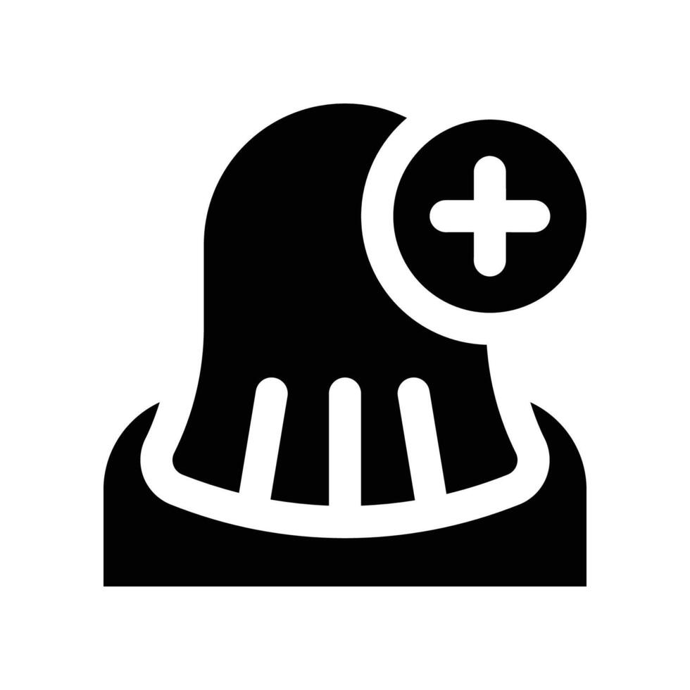 hair treatment icon. glyph icon for your website, mobile, presentation, and logo design. vector