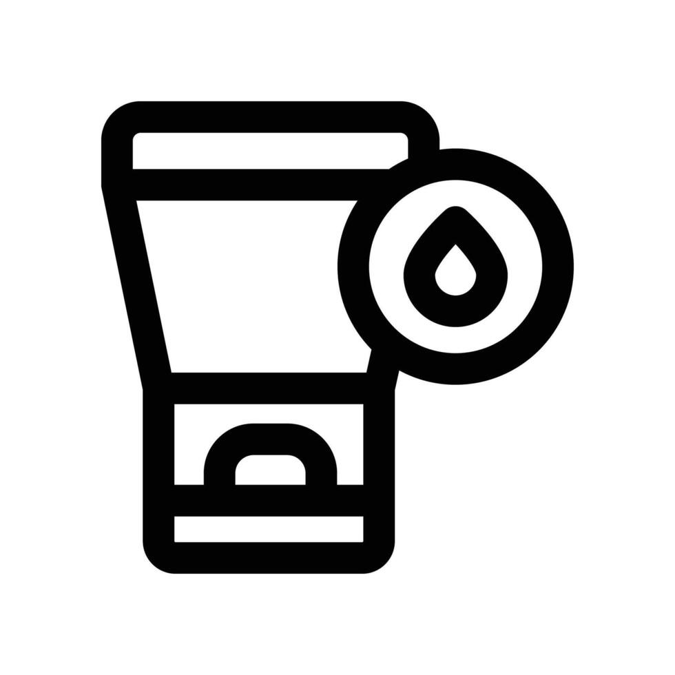 hair conditioner icon. line icon for your website, mobile, presentation, and logo design. vector